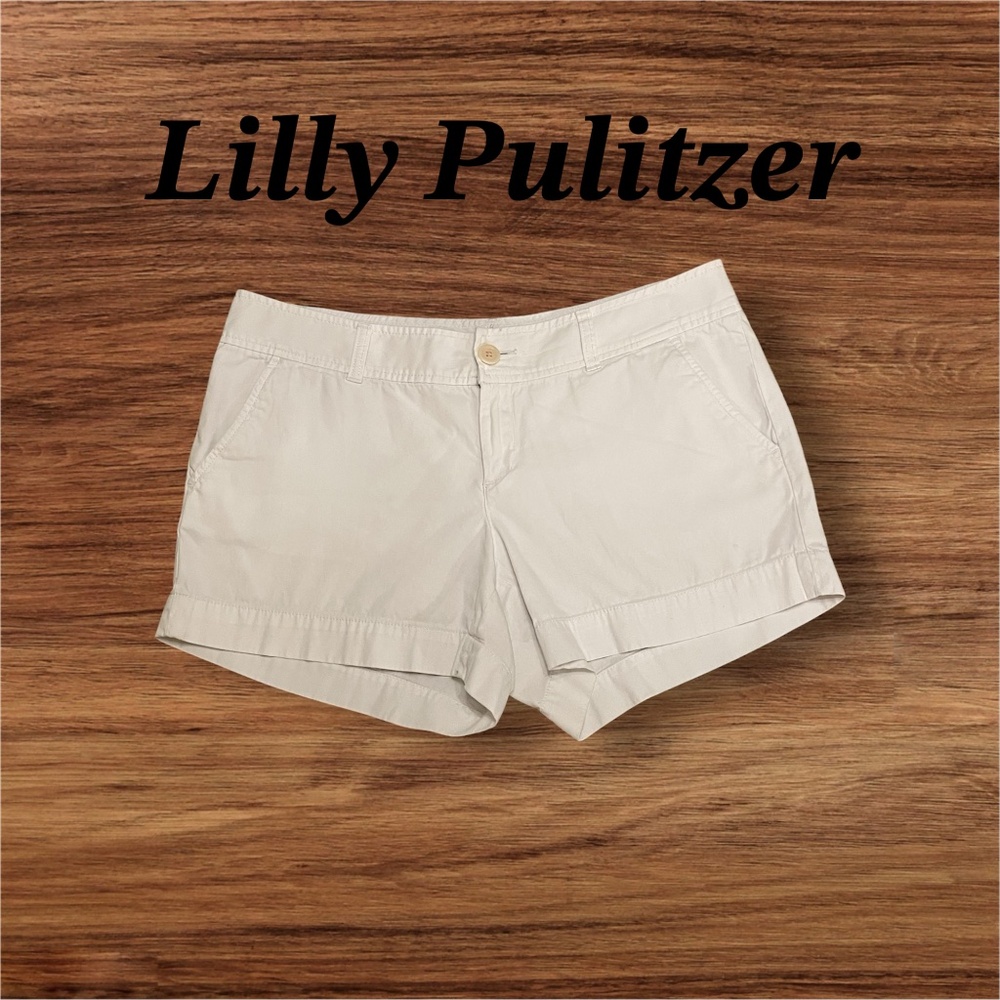 Lilly Pulitzer White cotton shorts Size 12
